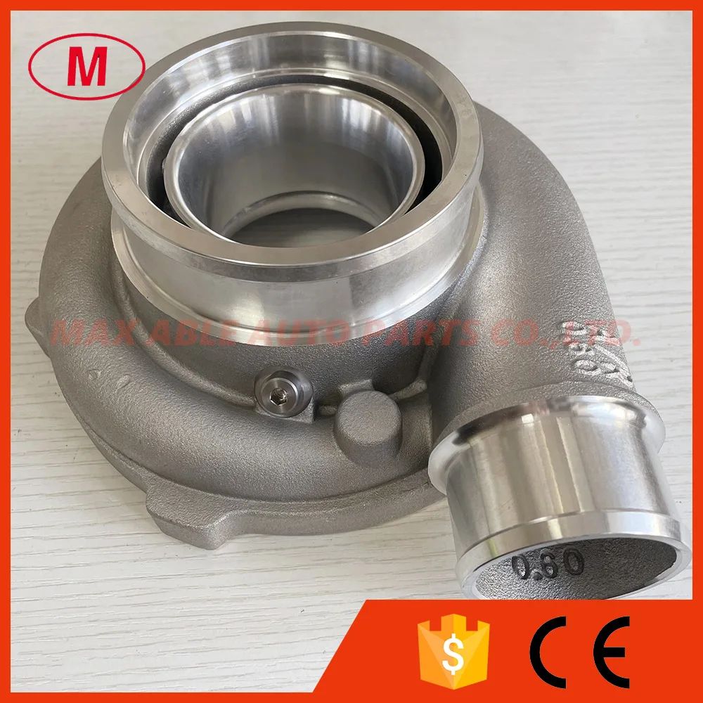 GTX3076R GEN II T3 A/R.60 Dual Ball Bearing compressor housing for 58.3/76.4mm compressor wheel