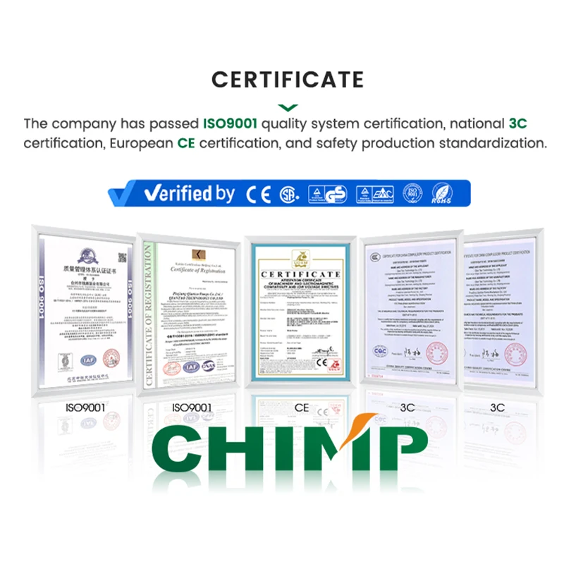 HOTCHIMP Bomba Agua Sumergível 5.5KW 7.5HP 3 Fase 100 Metros de Pressão de Poço Profundo Bomba de Água Submersível