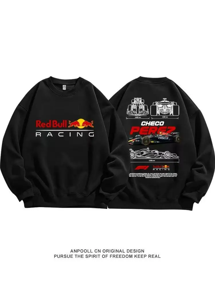 Bluza męska Red Bull Extreme Sports F1 Team Off-Road Speed Downhill Motorcycle, luźny krój, jesień, casual