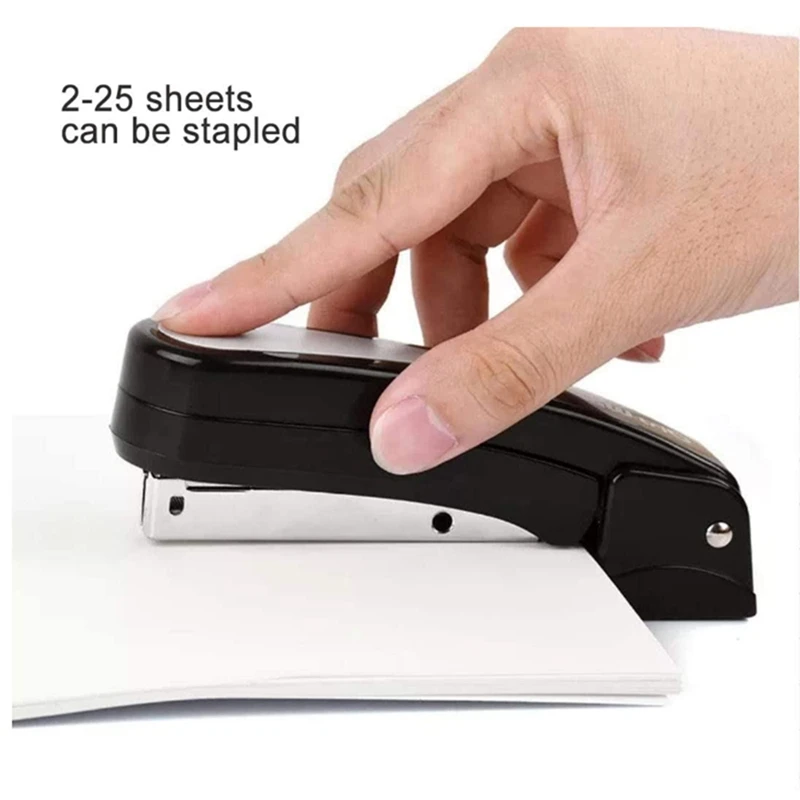 Rotatable Spring Stapler Desktop One-Press Stapler 20 Sheet Capacity Make Booklets With 1000 Staple