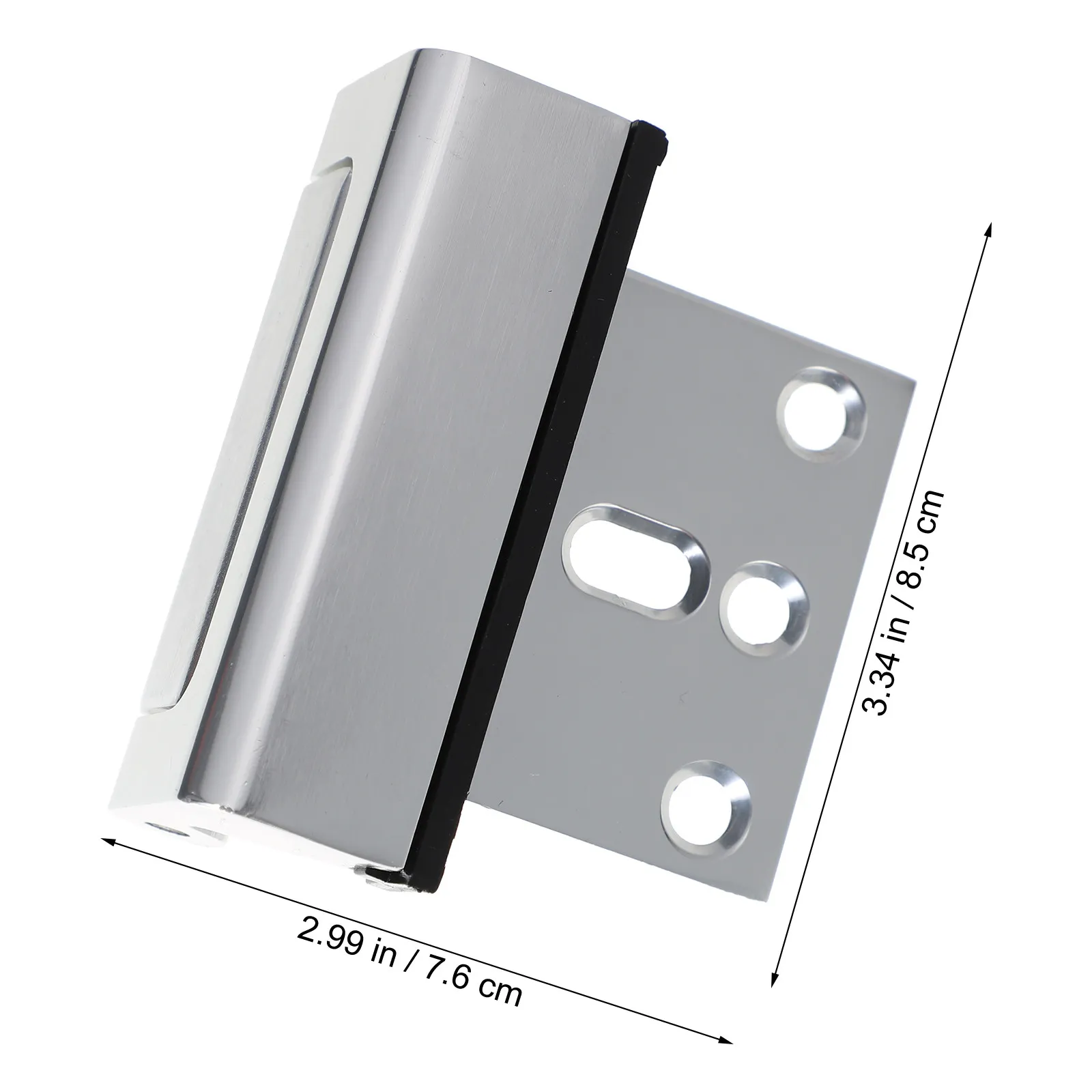 Heavy Duty Door Reinforcement Lock 800 Lbs Security Proof Front Door Safety Lock Easy Install No Key Required