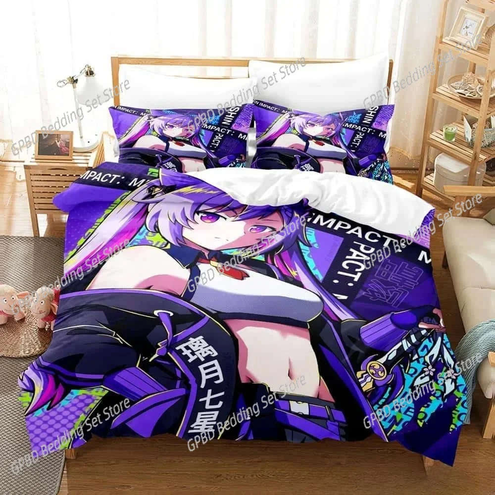 

3D Print Anime Dohna Dohna Bedding Set Single Twin Full Queen King Size Bed Set Adult Kid Bedroom Duvet cover Sets Home Textiles
