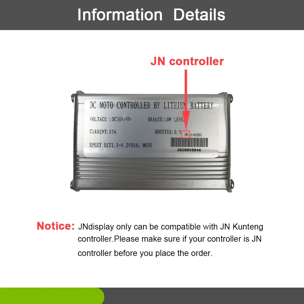 JN LED/LCD Ebike Display Group with GD01 GD06 OMT-M3 M6 S6 S700 S800 S866 S900 EN06 V889 Use for Electric Bicycle Control Panel