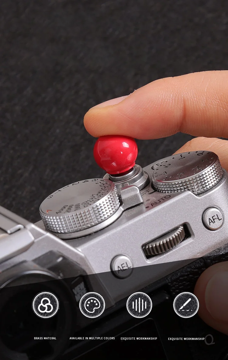 Кнопка спуска затвора камеры для Fuji XPRO3 X100V F XE4 XT20/2 XT5 XT4 3 XT30II XT10 Leica M9 Leica аксессуары Sony RX1R