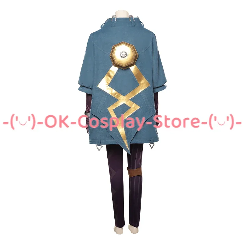 Game LOL  Zeri Cosplay Costume Women Fancy Party Suit Coat Top Pants Halloween Carnival Uniforms Custom Made