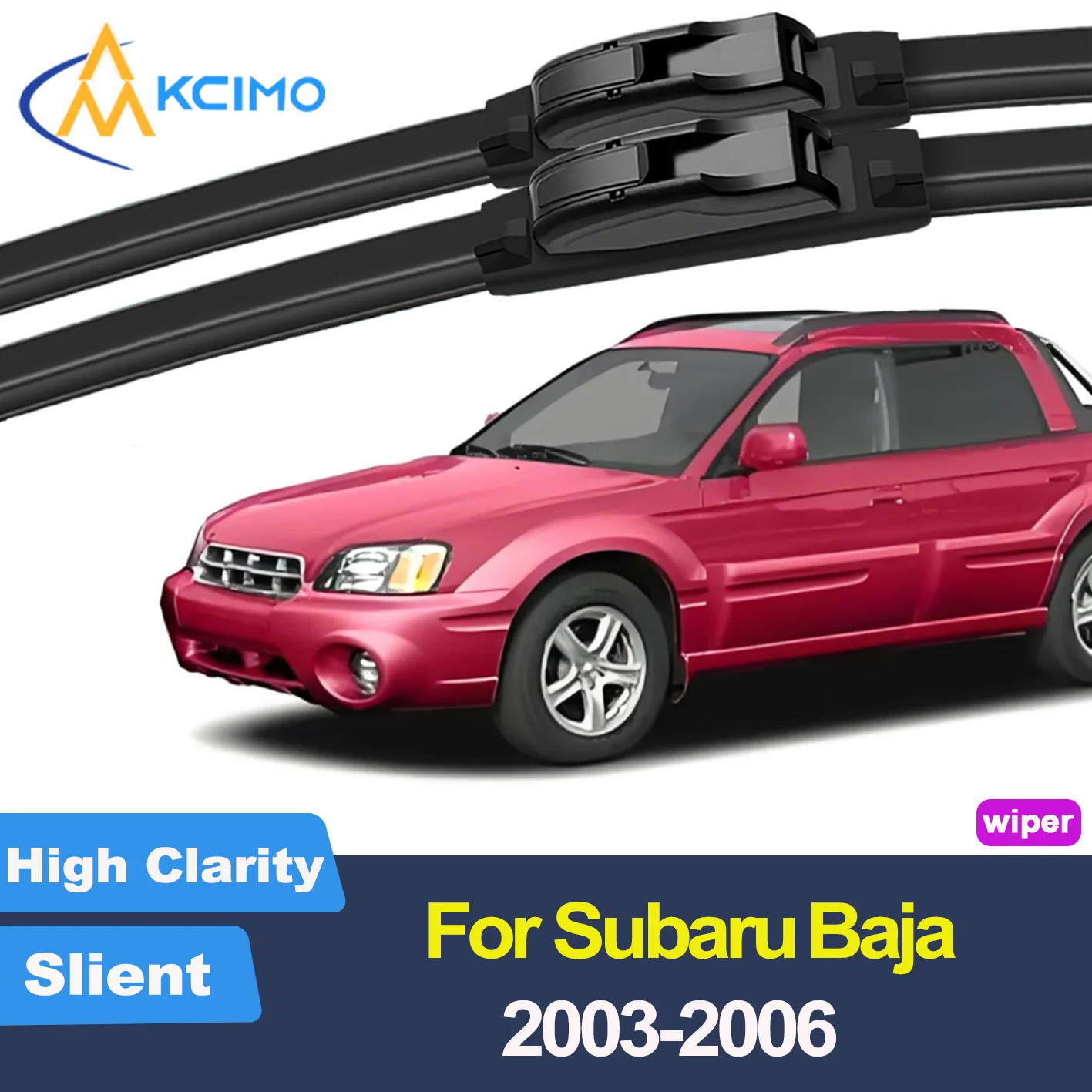 

2PCS New Front Windshield Wiper Blade for Subaru Baja 2003-2006 Front Windshield Auto Wipers Blade Accessories 2006 2005 2004