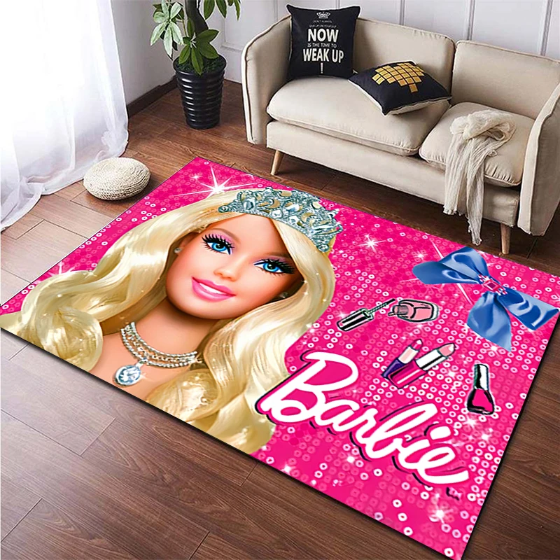 Barbie carpet for children,Living room Bedroom floor mat Kitchen mat Children\'s Bedroom Mat,bedroom decor