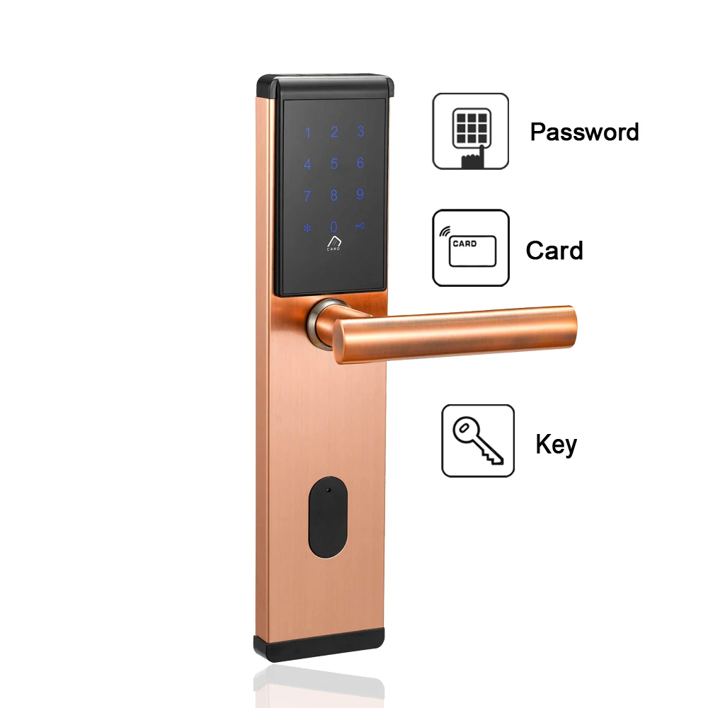 Remote Send Password Ttlock App Entry Home Lock Door Handles Intelligent Electronic Lock Digital Smart Door Lock