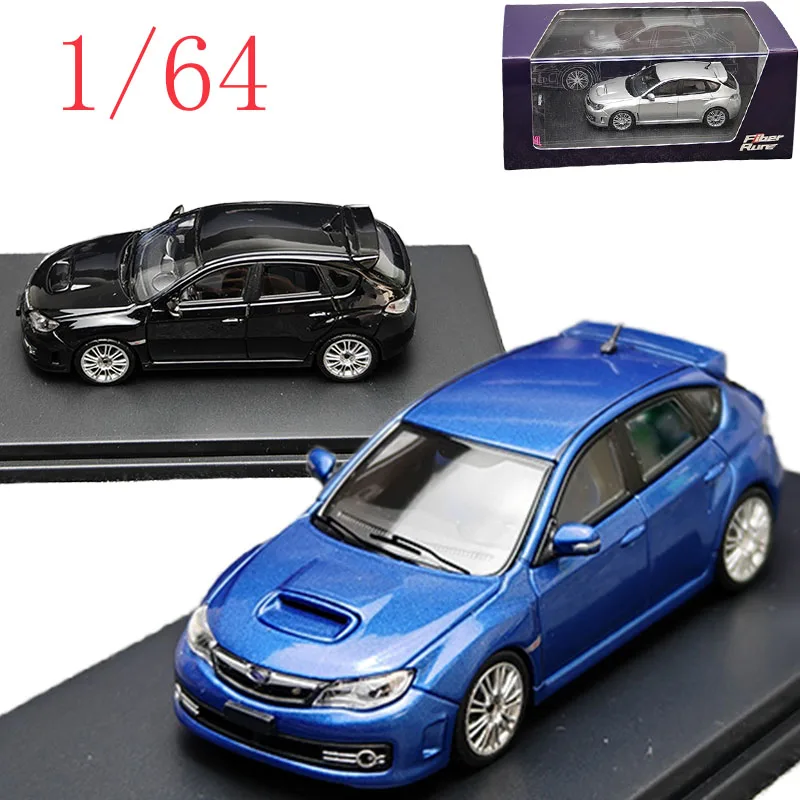 FiberRun Diecast 1/64 Skala Subaru Impreza 3rd Generation WRX STI 2009 Legierung Auto Modell