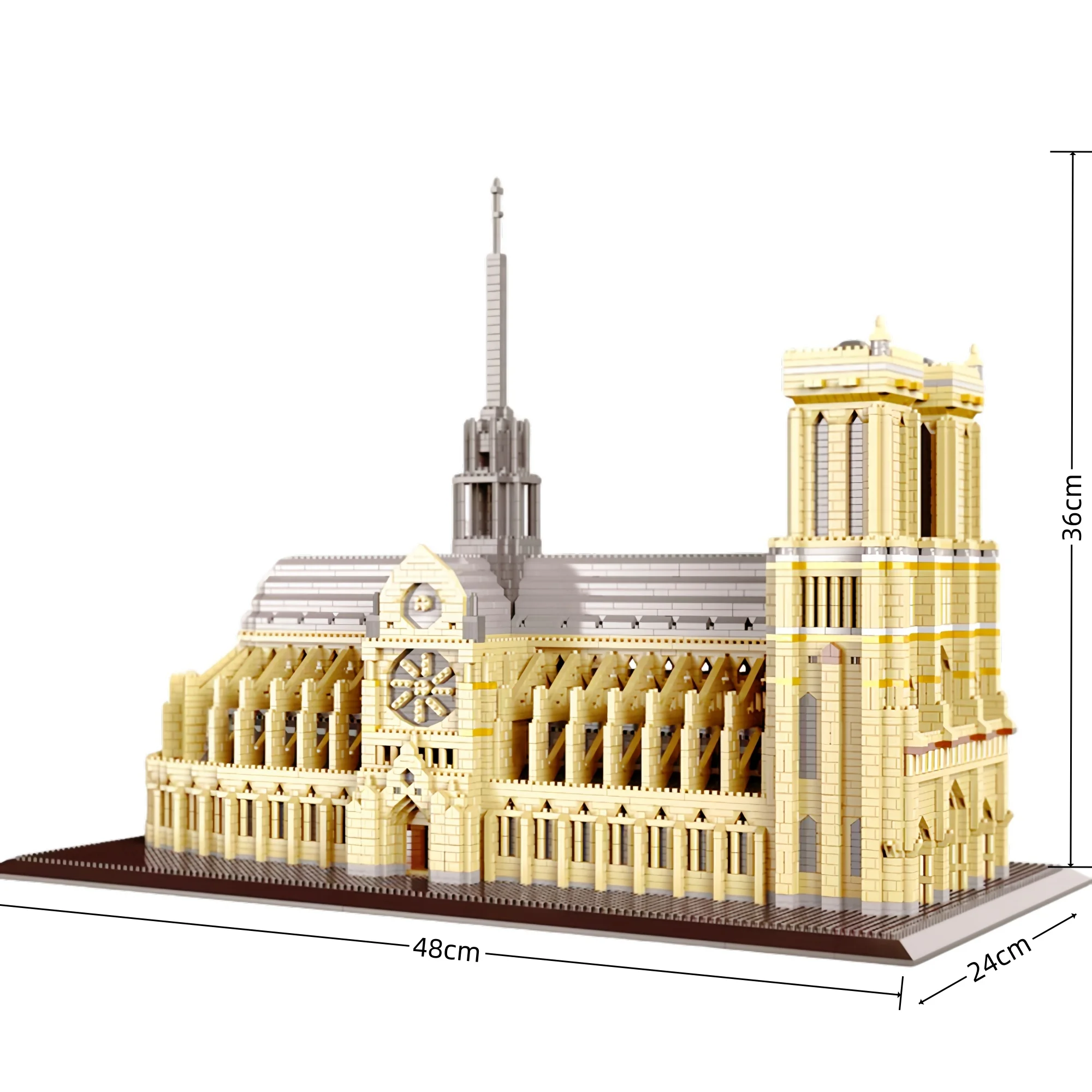 Knew Built Louvre Micro Mini-Bausteine für Erwachsene, Architektur-Spielzeugset, Bau, Arc Triomphe Eiffel Montagesteine 3