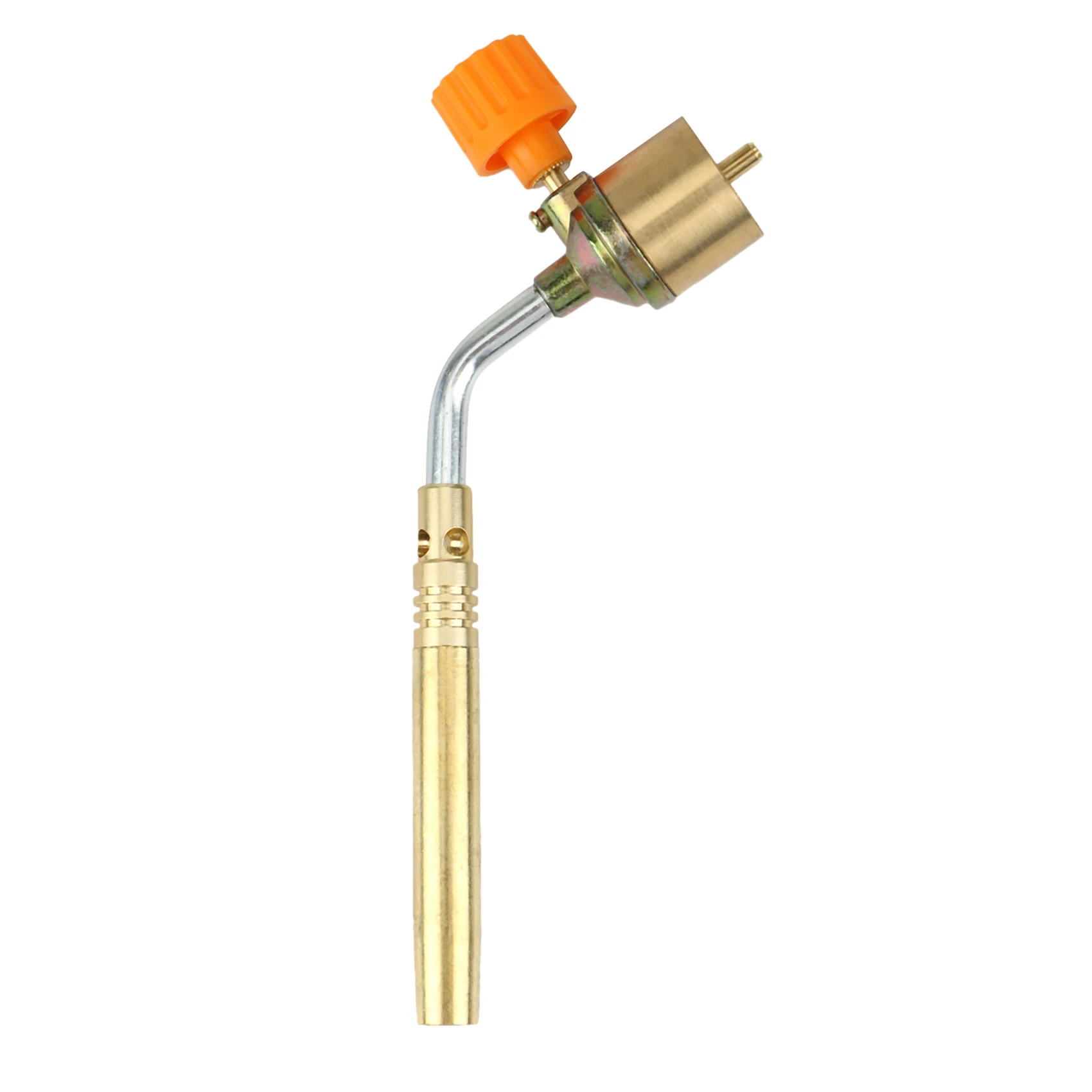 AS60-Brass MAPP, Propane Gas Torch, Automatic Ignition Trigger, Heating Welding Burner, Suitable For Camping And Welding