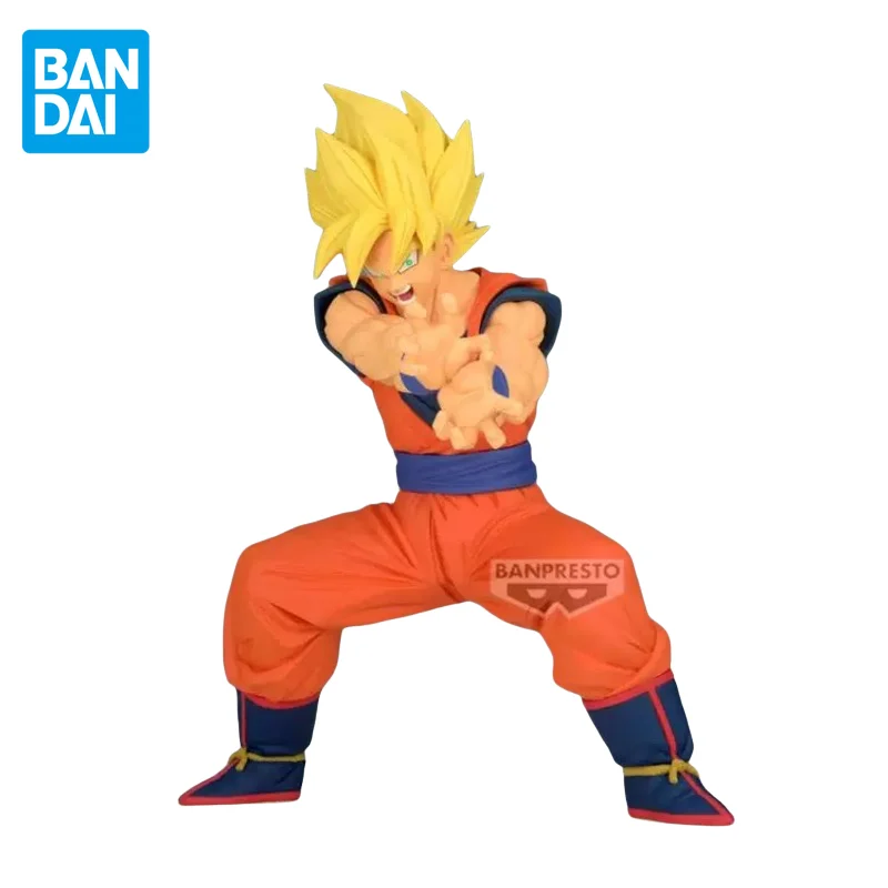Bandai Original Dragon Ball Anime Figur Grandista Son Goku Super Saiyajin 2 Action Figur Spielzeug für Kinder Geschenk Sammeln Modell