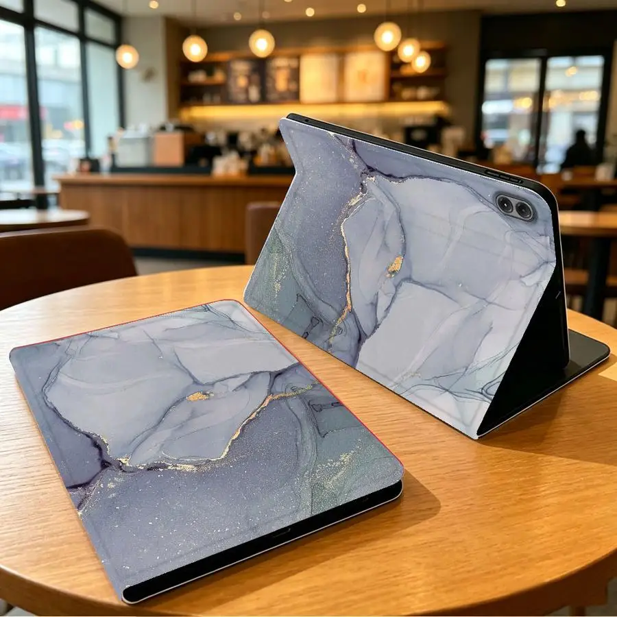 Fashion Blue Marble Case for Xiaomi Redmi Pad SE K Pad 8.8 9.7 12.4 Inch Pad 5 6 7 8 Pro Pad 6s Pro 7 Ultra with Pencil Slot