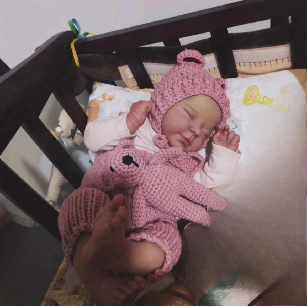 Poupée Reborn Valentina réaliste de 20 pouces, avec Expression du sommeil paisible, Collection de mode faite à la main, cadeau de noël parfait pour les enfants