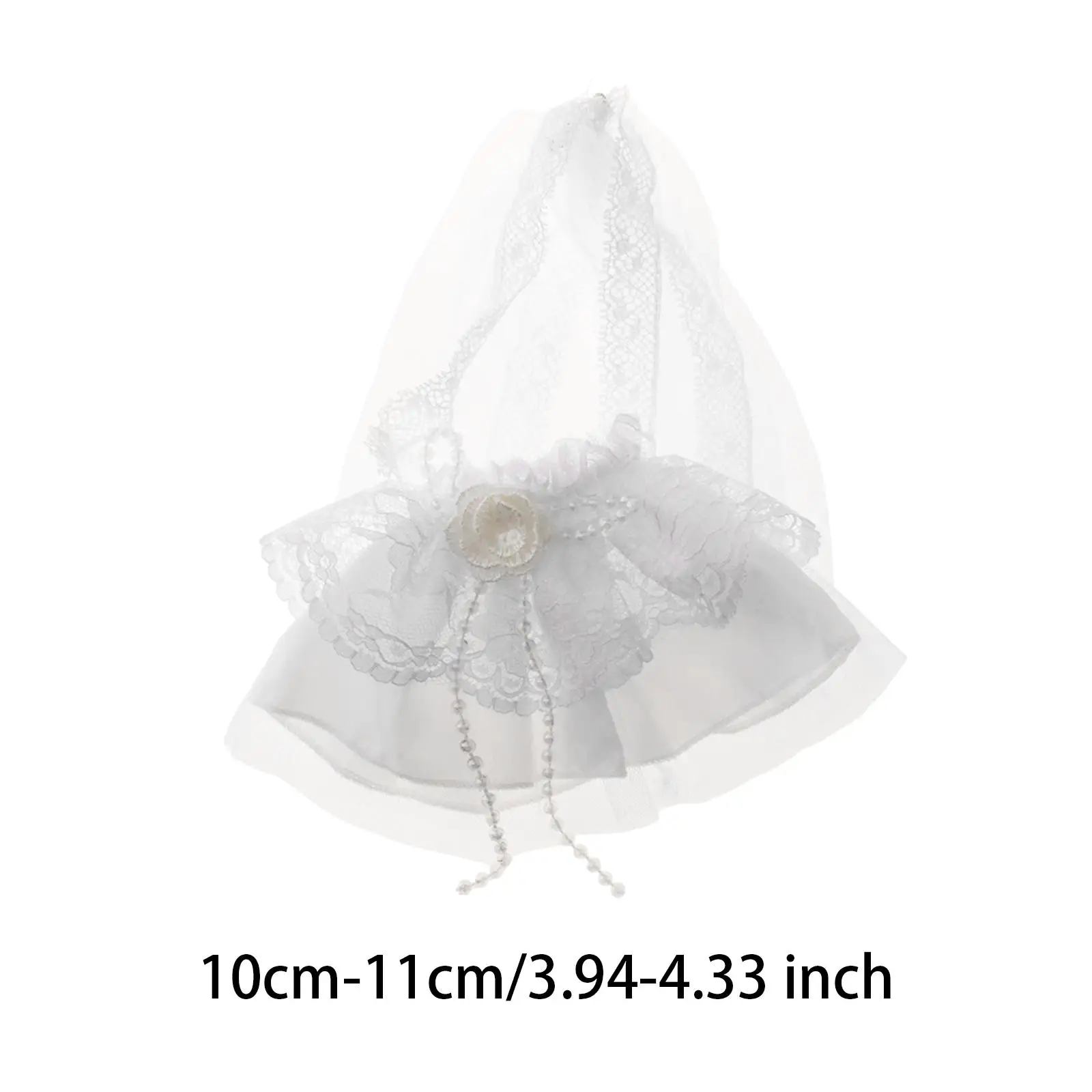 Robe de mariée mignonne pour petites filles, accessoires en peluche confortables, tenues au beurre, vêtements au beurre, 15cm