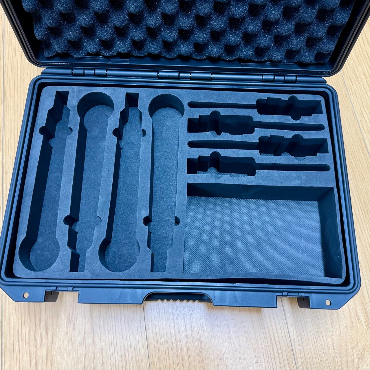 Multifunctional PP Microphone Case, Handheld Mic Flight Case, Portable Storage Toolbox