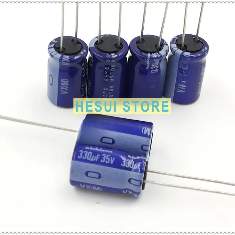 Nichicon VX 330uF 35V Blue Robe Electrolytic Capacitor 10x16