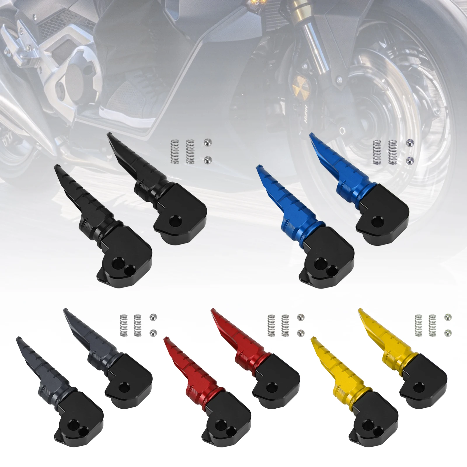 Topteng Rear Footrests Foot Peg fit for HONDA FORZA 750 NSS 750 2021-2022 Motorcycle Accessories