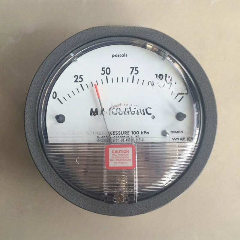 2000-60Pa pointer 0-30pa mechanical differential pressure gauge