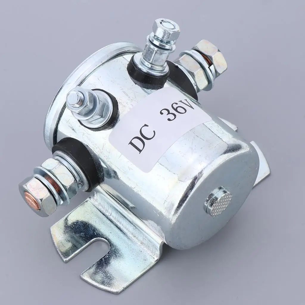Starter Solenoid Switch for 4 Wheelers, Trucks, Forklifts, Outboard Motor, 36/48V, 4 Terminal