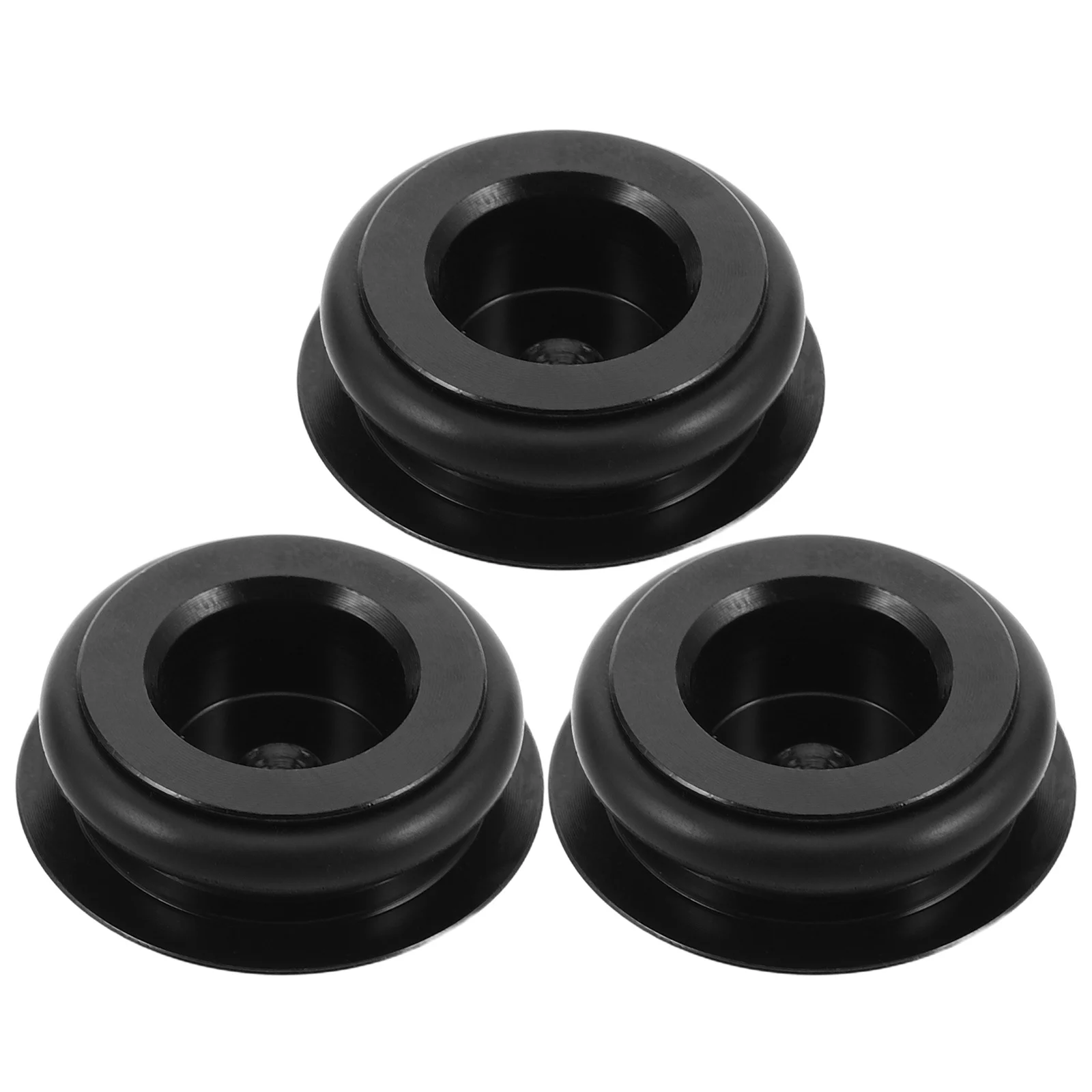 3Pcs Bicycle Crankset Dust Cover Cnc Aluminum Alloy Center Cap Effective Protection for Cycling Adventures