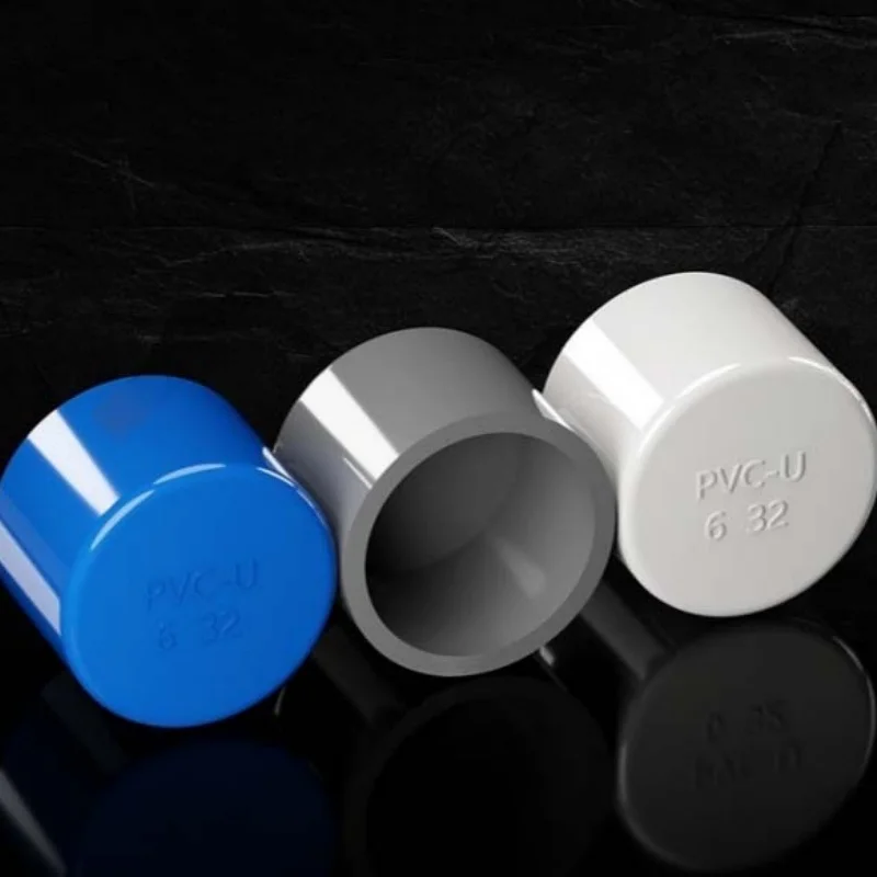 White /Blue /GrayEnd Cap Plug PVC Tube Joint Pipe Fitting Coupler Water Connector For Aquarium Fish Tank ID16/20/25/32mm-200MM - Image 4