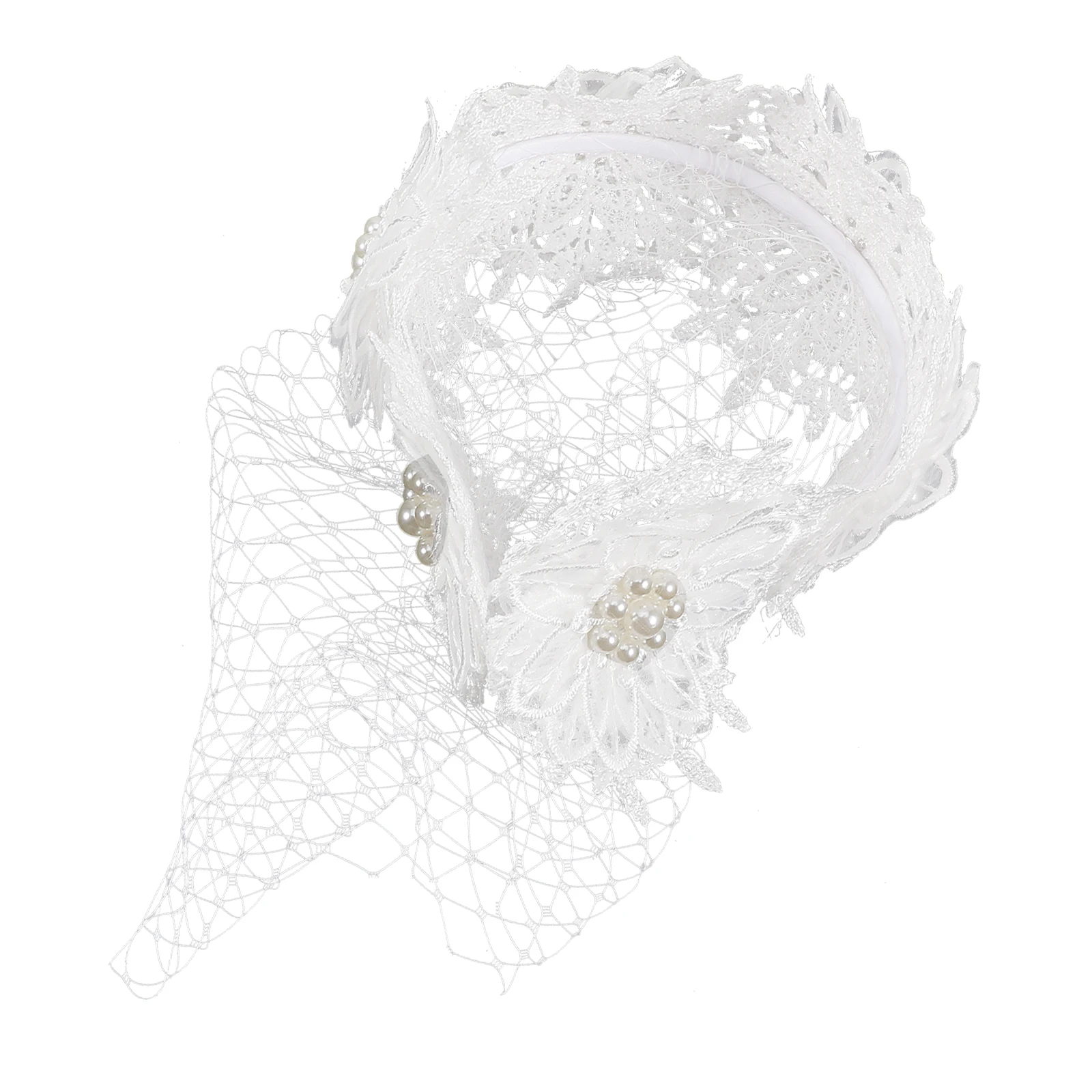 

Lace Embroidery Birdcage Mesh Wedding Hat Women Fascinators Hat Fascinator Headpiece Retro Hairb Charm Covering