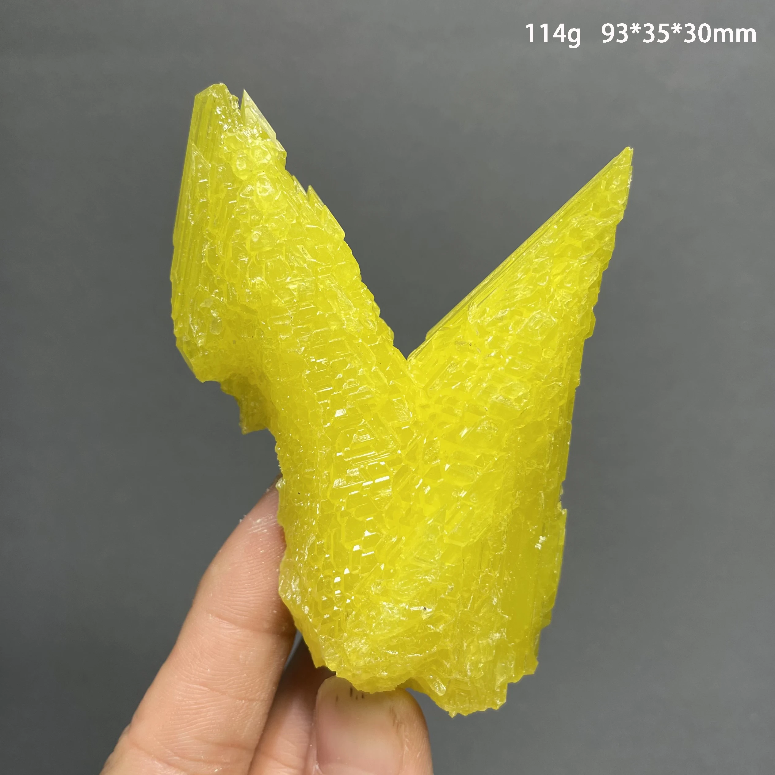 Natural Strange shape yellow natural sulfur mineral specimens teaching healing crystal gem collection