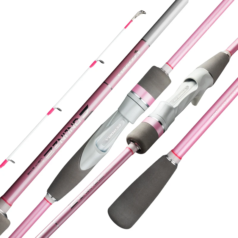 

ECOODA-EBTX Light Game Rod, Boat Fishing Rod, Pink Color, 1.68M, 1.83M, 1.98m