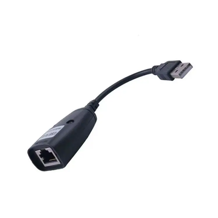 USB إلى RJ45 RJ 45 LAN تمديد كابلات محول موسع أكثر من Cat5 RJ45 Cat6 التصحيح الحبل الأسود شبكات الملحقات 2 قطعة