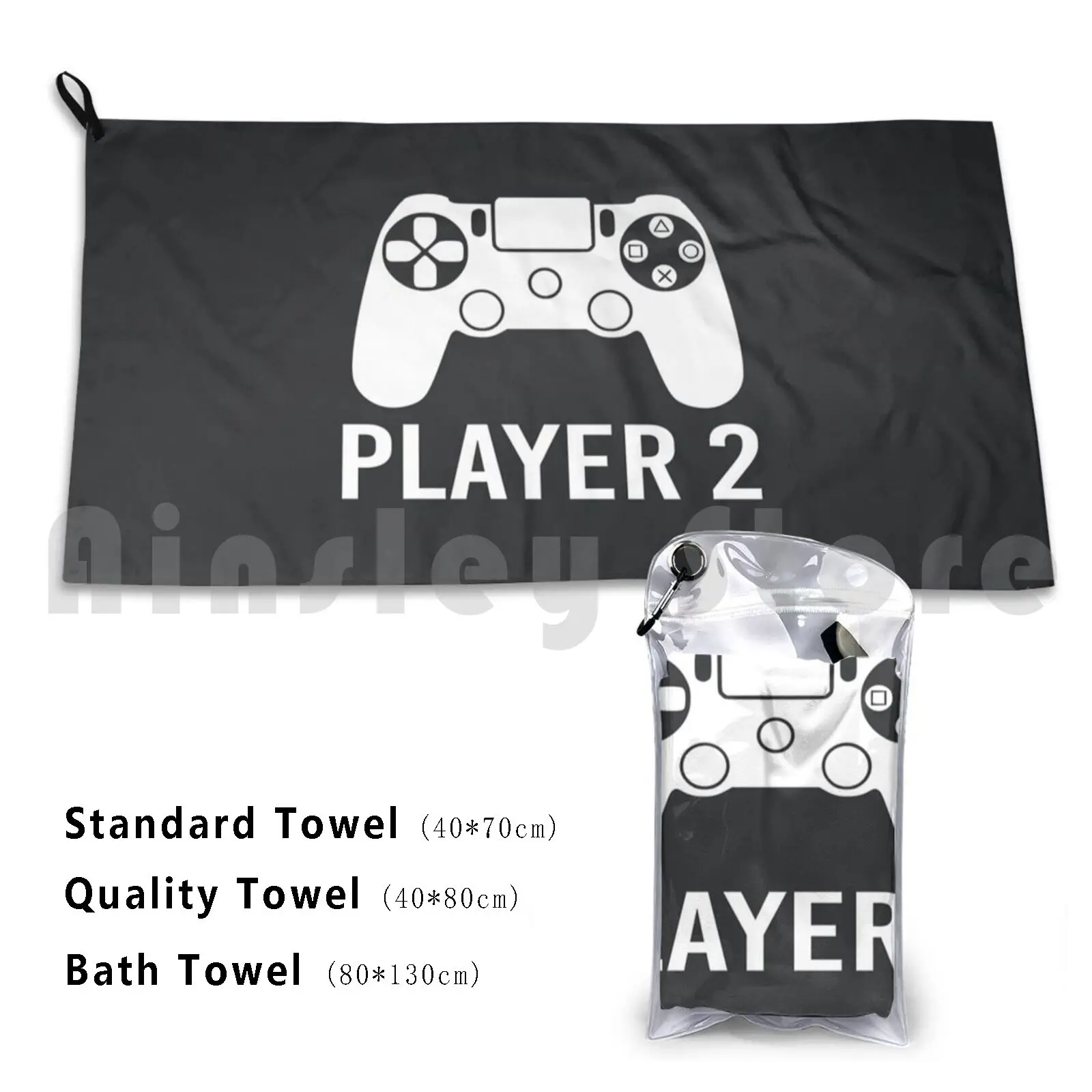 Player 2 Bath Towel Beach Cushion 238 Player 2 Two Two Players Second Player Player Number Two Player Number 2