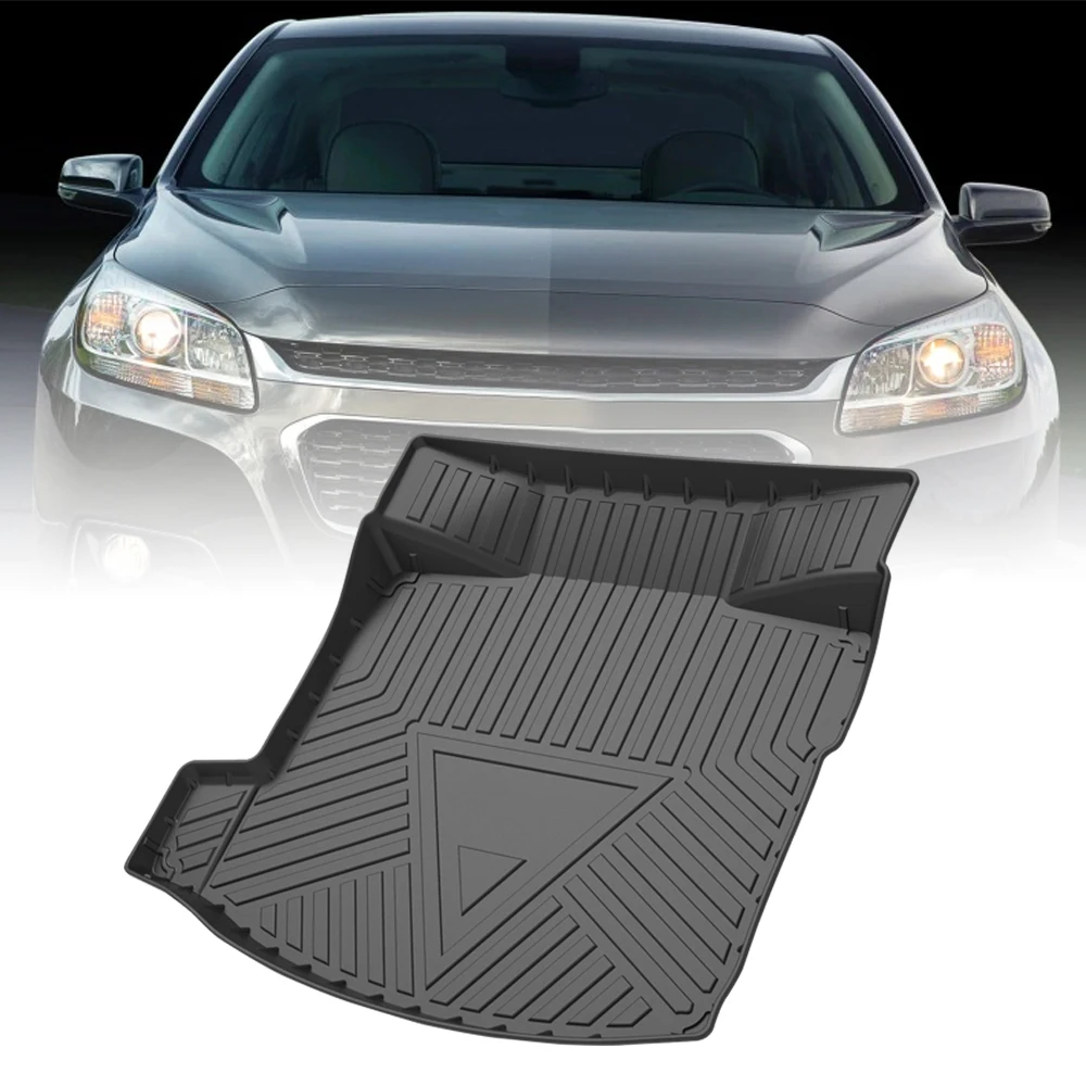 

Коврики из ТПЭ для багажника автомобиля Chevrolet Malibu 2013-2015 Trax 2015-2021, резиновая подкладка для груза, лазерные измерения, водонепроницаемые защитные накладки