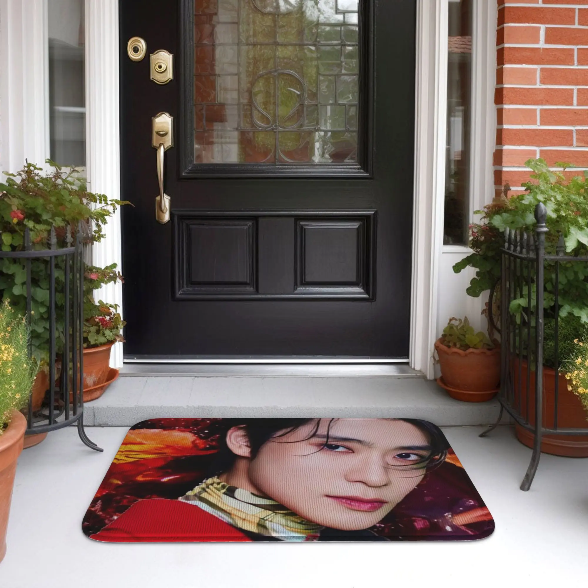 Alfombra antidesgaste Jaehyun NCT, alfombra para entrada de cocina, alfombra para el suelo del hogar, alfombrillas para baño