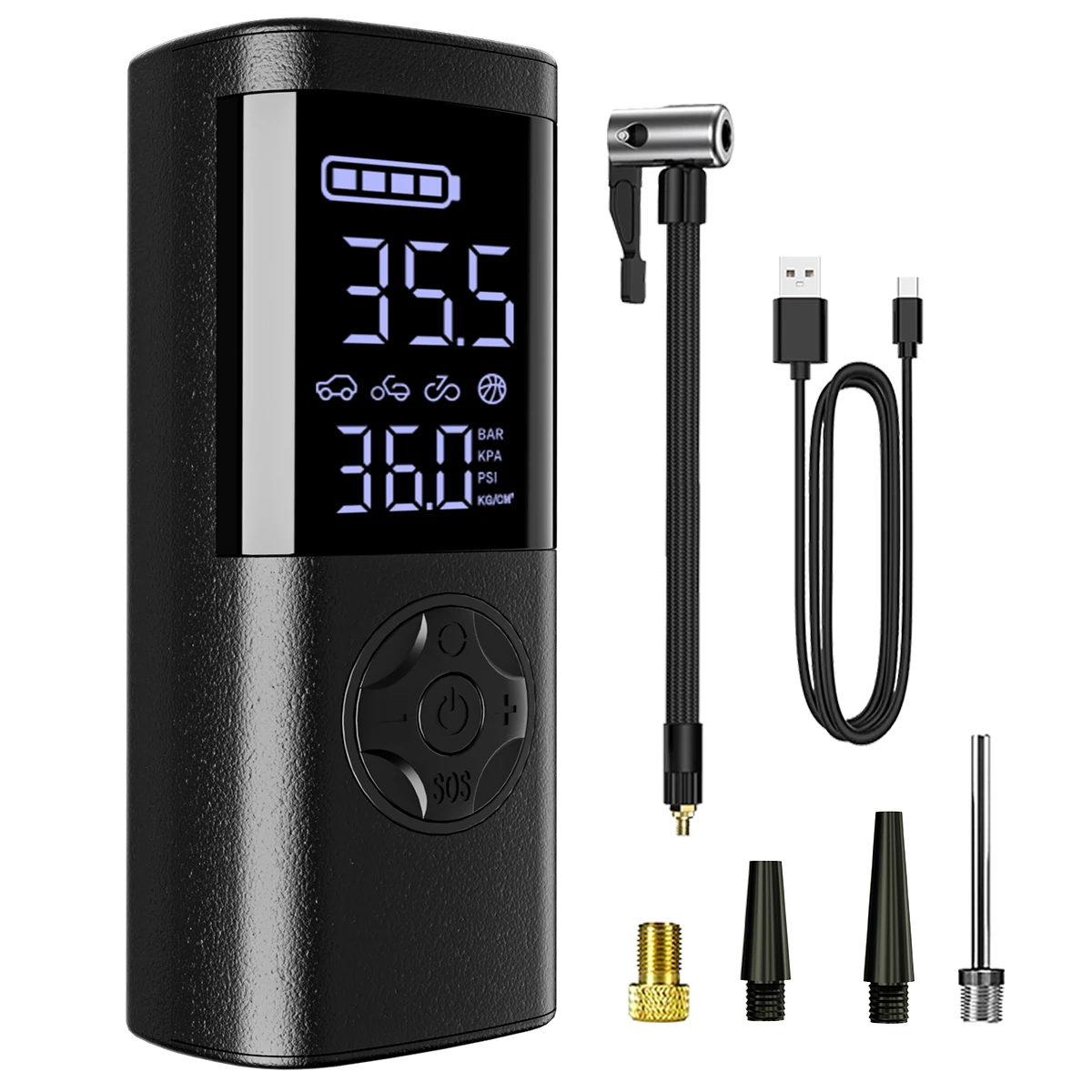 AliExpress SERVOMASTER 150PSI Wireless Car Tire Inflator Car Air Compressor Electric Tire Inflator Pump For Bicycle Motorcy Automotor Ball Inflator