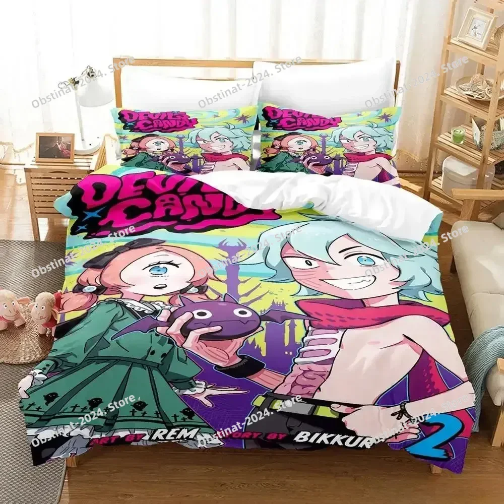Devil's Candy Bedding Set Single Twin Full Queen King Size Bed Set Adult Kid Bedroom Duvet cover Sets 3D Anime Bed Sheet Set
