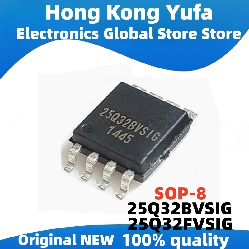 (10piece)100% New W25Q32BVSIG 25Q32BVSIG W25Q32FVSIG W25Q32FVSSIG 25Q32FVSIG W25Q32 sop-8 Chipset