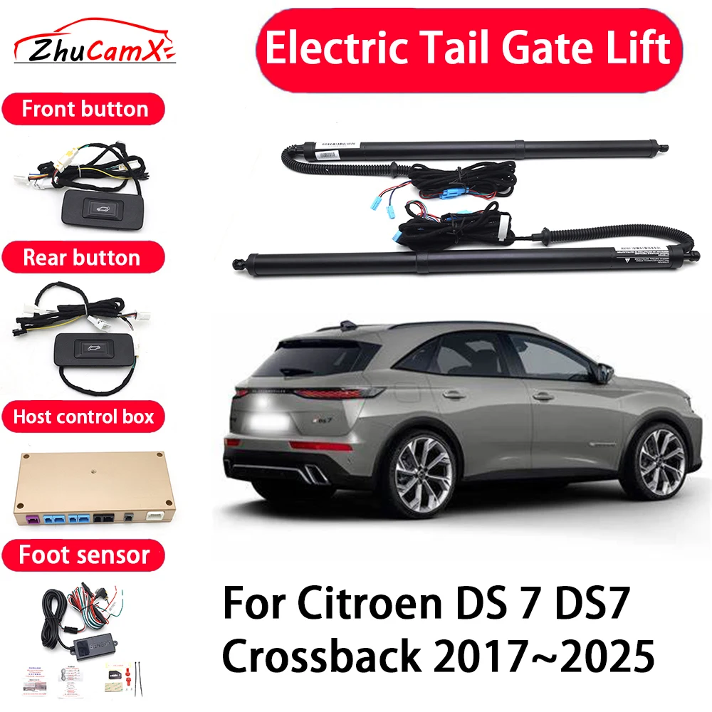 ZhuCamX Car Automatic Electric Tail Gate Lift Tailgate Assist System for Citroen DS 7 DS7 Crossback 2017–2025