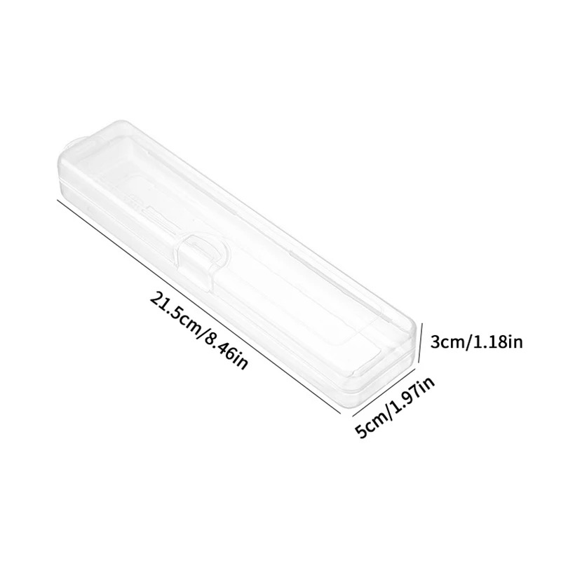 1 pçs ferramenta da arte do prego caixa de armazenamento vazio pinças clippers canetas polimento prego buffer arquivos recipiente plástico