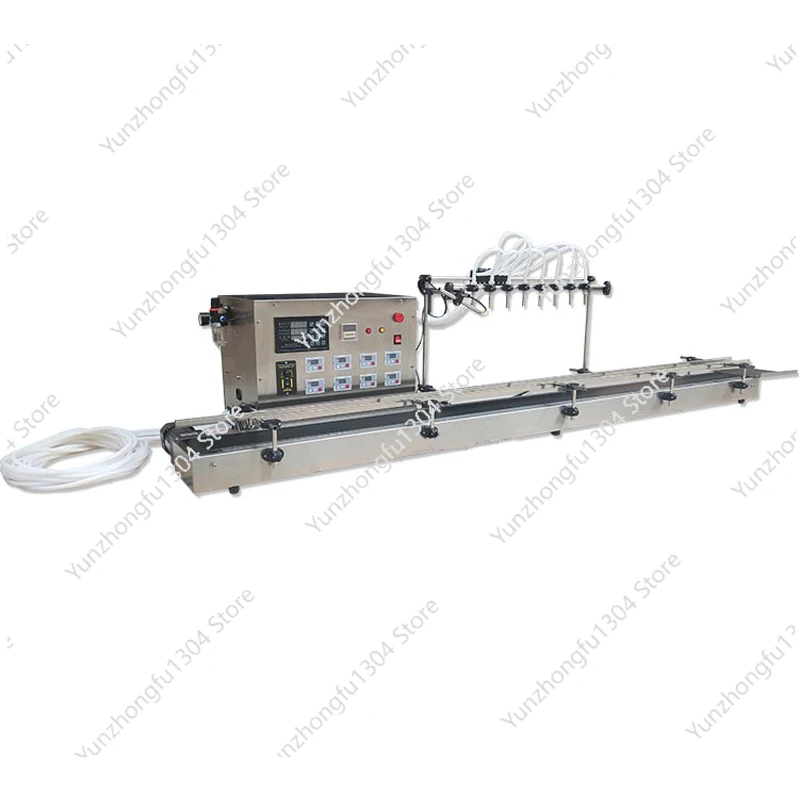 8-head Automatic Desktop Liquid Filling Water Beverage Oral Liquid Milk Filling Machine Small Mineral Water Filling Machine 1PC