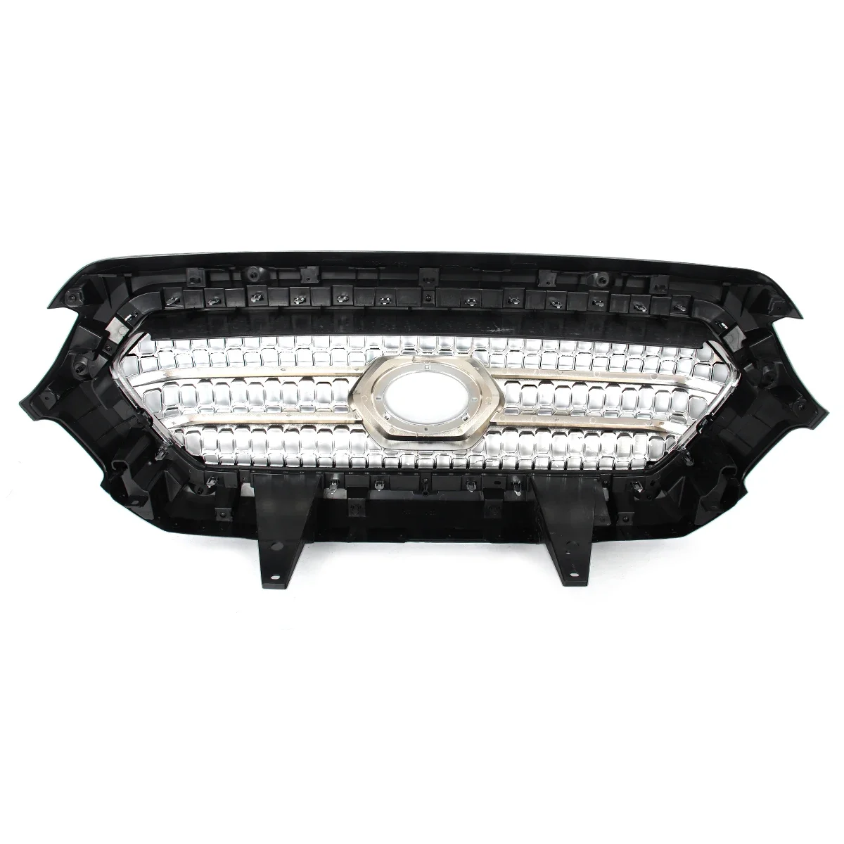 Parrilla para Toyota Tacoma TRD Sport 2016-2023 Parrilla superior delantera Silver Sky&Chrome