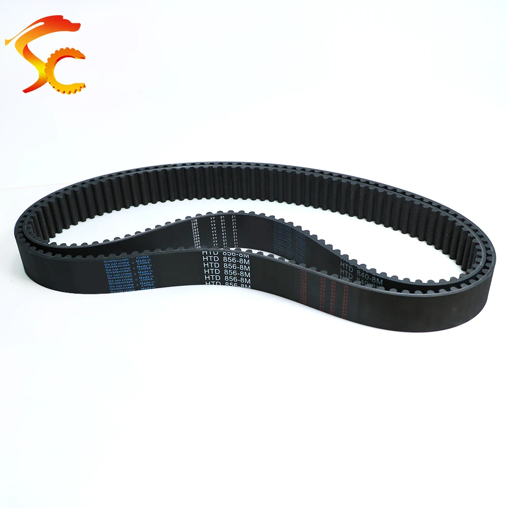 HTD8M Closed Loop Rubber Belts synchronous belt width 20/25/30/40mm HTD 8M-848/856/864/872/880