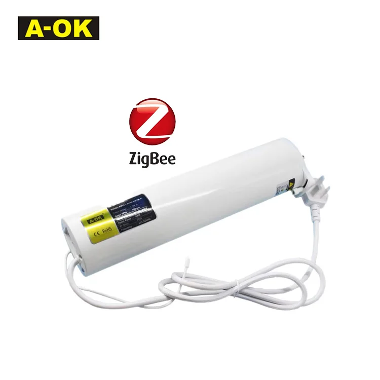 

Оптовая продажа AM68 Tuya Zigbee умный дом электродвигатель цифровой A-OK открывалка для штор с металлическим материалом умный металлический мотор для штор