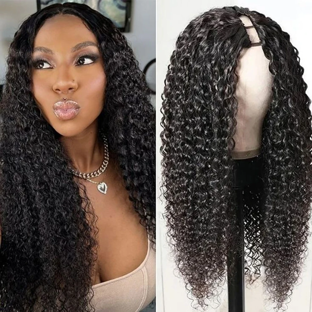 afro-kinky-curly-v-part-wigs-human-hair-glueless-curly-v-part-wig-remy-hair-upgrade-v-part-wig-for-black-women-on-sale