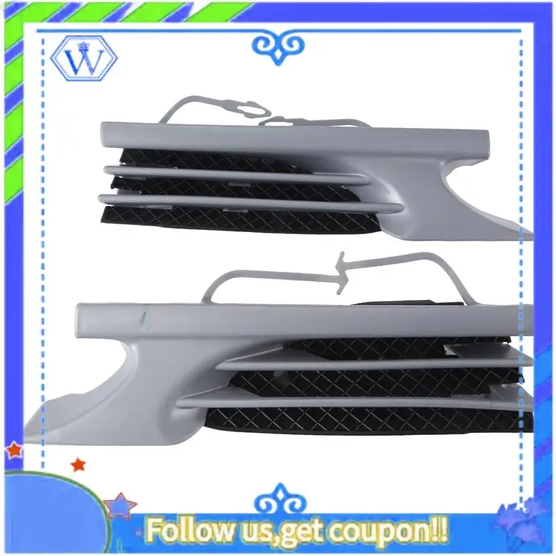 

M46K-Car Front Bumper Tow Hook Covers Caps PAIR Fits For C-Class W202 1998-2000 20288000505 2028800605