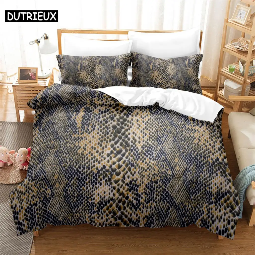 

Speckle pattern 3D Digital Bedding Set,Duvet Cover + Pillowcase,Popular Style 2/3 pcs.(No padding No sheet) queen bedding set