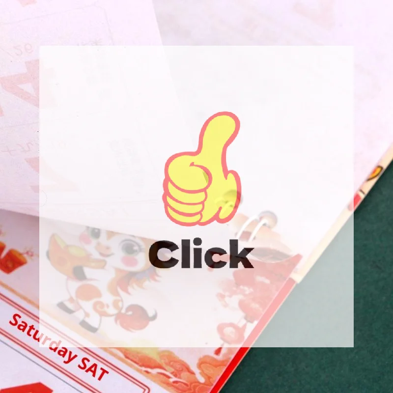 

1 шт., китайский лунный календарь с датой, ежедневный календарь, подвесной счастливый персонаж, 2026 год, настенные календари с лошадью, декор для домашнего офиса