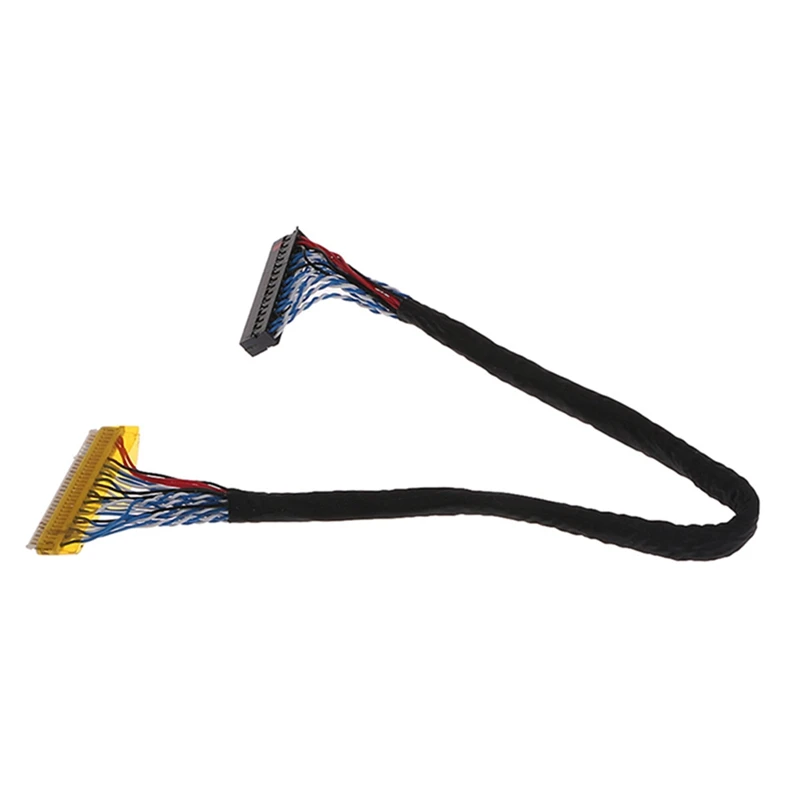 XD99 8 Bit LVDS Cable FIX-30 Pin 2ch For 17-26inch LCD/LED Panel Controller 25cm