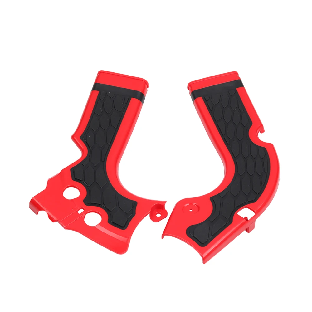 Acessórios da motocicleta motocross bicicleta da sujeira quadro vermelho guarda para honda crf250r crf450r crf 250 450 r protetor guarda