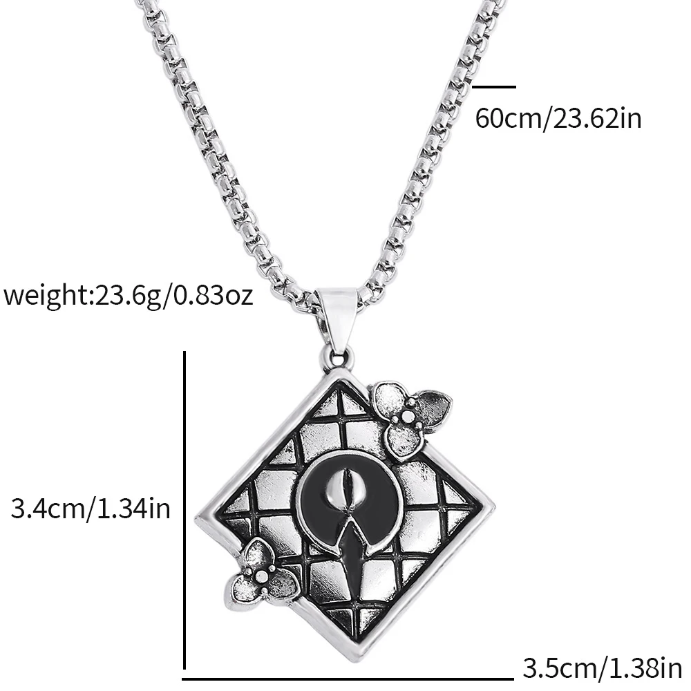 Link Click Liu Xiao Manipulator Pendant Necklace Anime Link Click Cosplay Jewelry Gift for Fans
