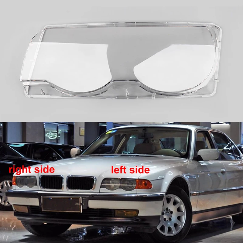 

Car Front Headlight Cover For BMW 7 Series E38 728 730 735 740 1999 2000 2001 Transparent Shell Lampshade Headlamp Cover Lens